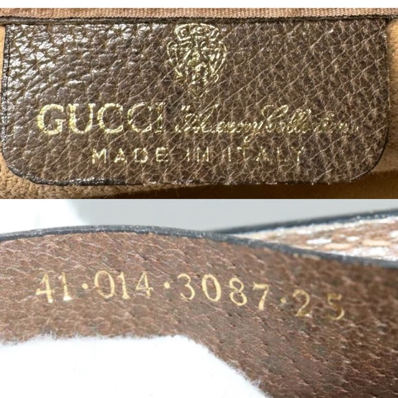 GUCCI GG Supreme Web Sherry Line Clutch Bag - Picture 4 of 15